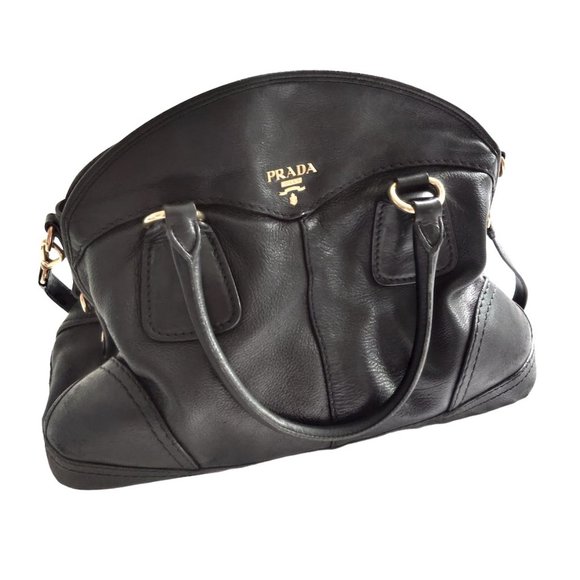 Prada Handbags - Prada Leather Satchel Bag